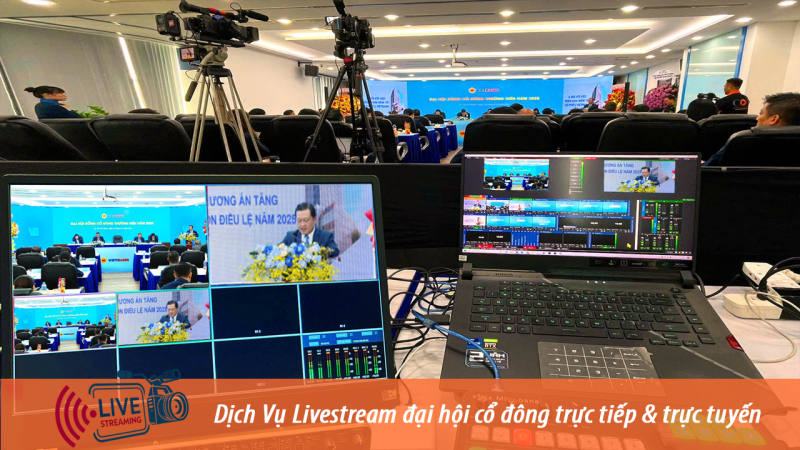 Dịch vụ Livestream Đại hội cổ đông ( Ngân hàng Vietbank )