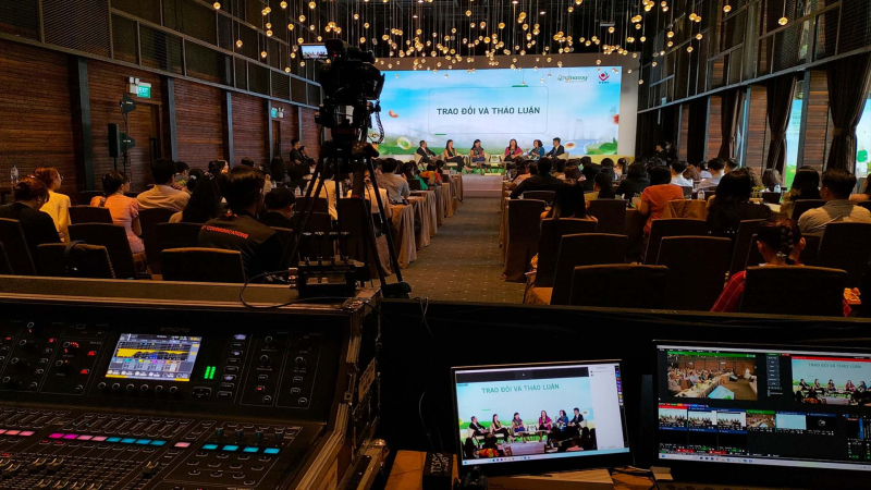 Ekip Truyền Thông Sài Gòn HD trực tiếp triển khai và tổ chức buổi Livestream Hội thảo khoa học quốc tế Dinh dưỡng Thực vật và Giải pháp sức khỏe của thế kỷ 21